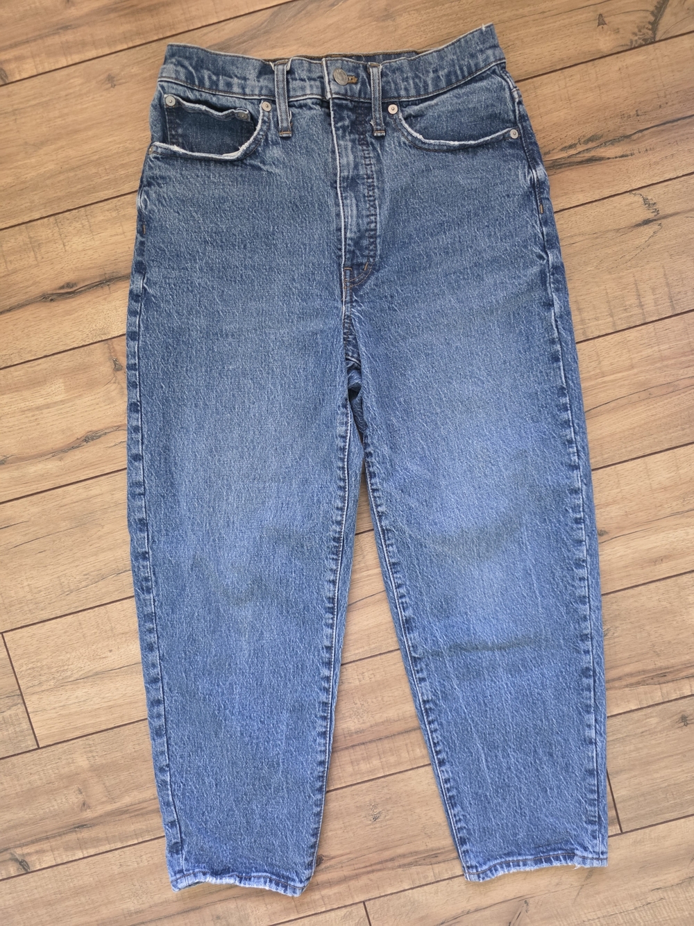 Madewell Women's Balloon Blue Denim Jeans Sz 27